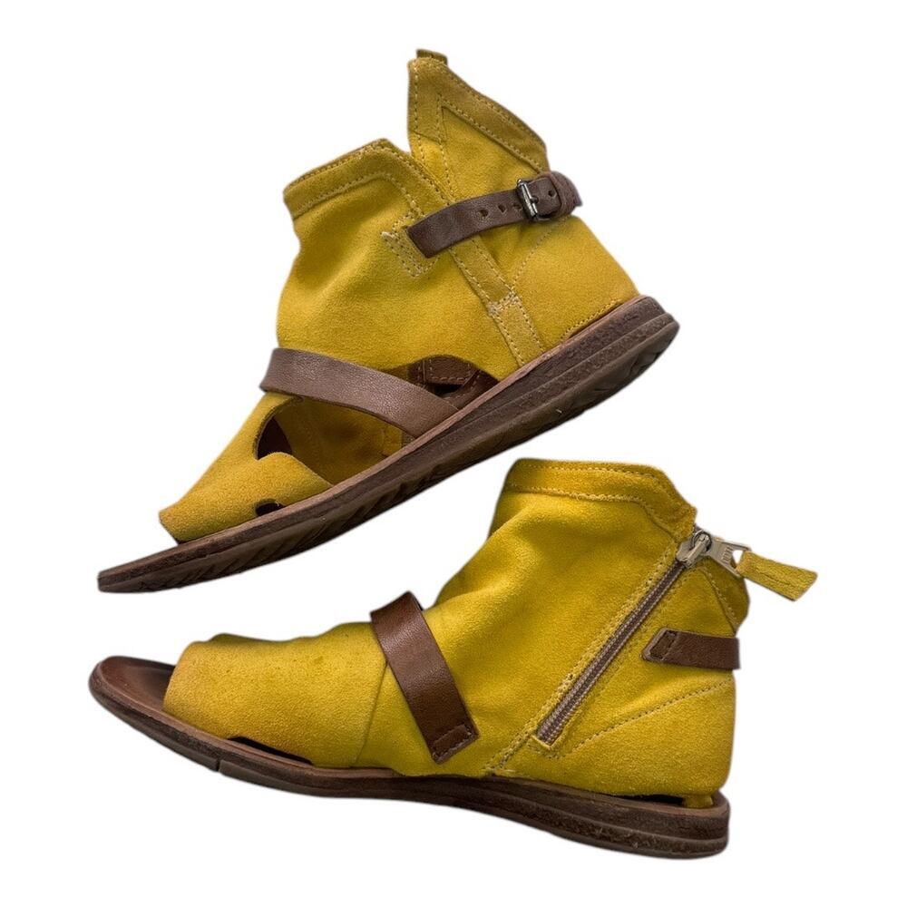 Miz Mooz Finnie Bootie Sandals in Yellow - Size 36